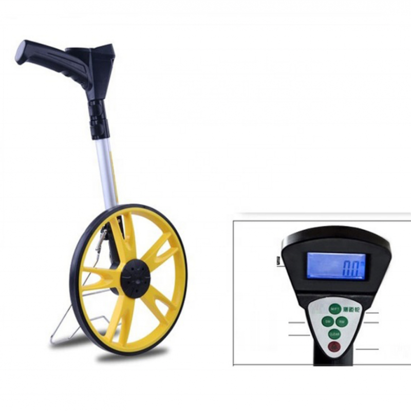 Distance measuring wheel