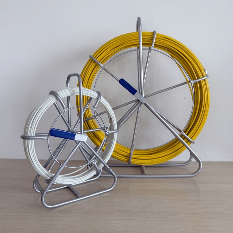 Fiberglass Duct Rodder with Pay-off Stand